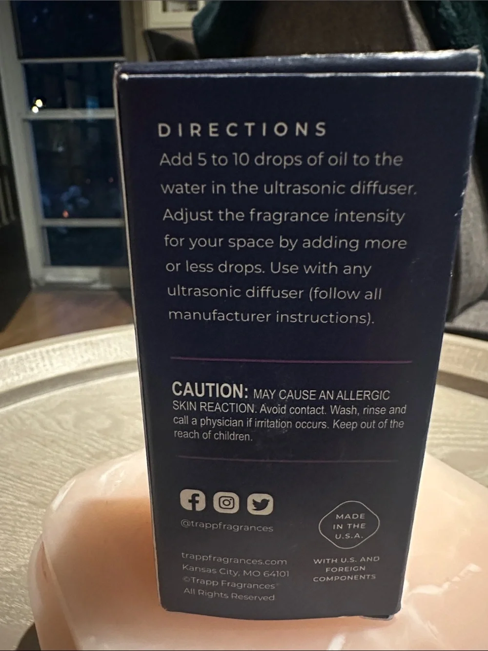 TRAPP Mediterranean Fig Ultrasonic Diffuser Oil - No. 14